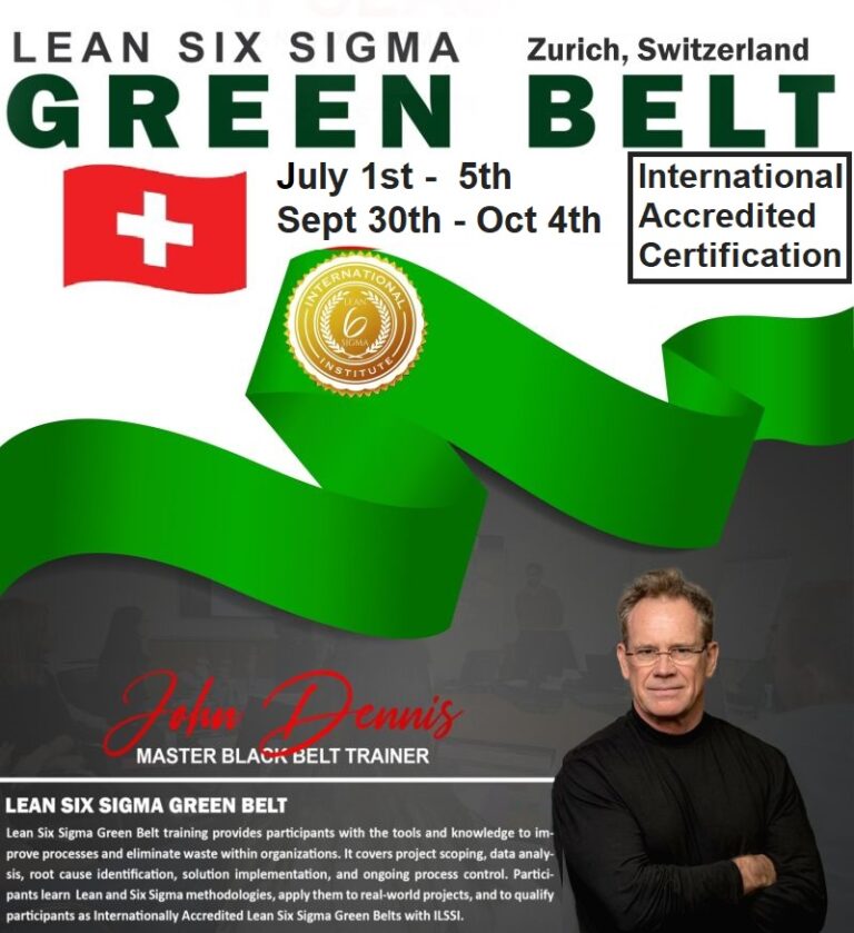 Lean Six Sigma Yellow and Green Belt Training and International ...